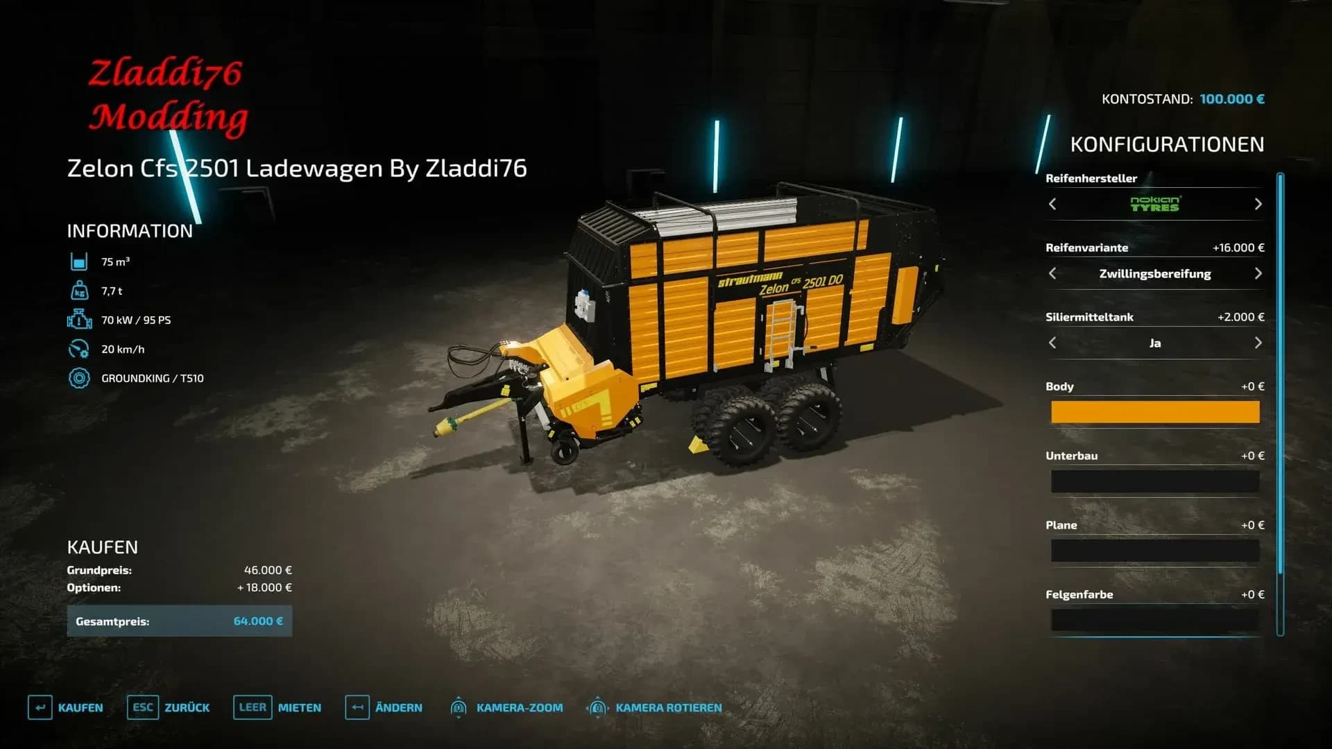 ZELON CFS 2501 LADEWAGEN 2