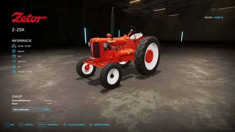 ZETOR 25K RED