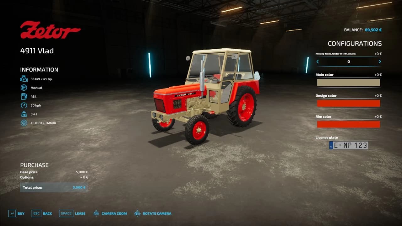 ZETOR 4911 VLAD