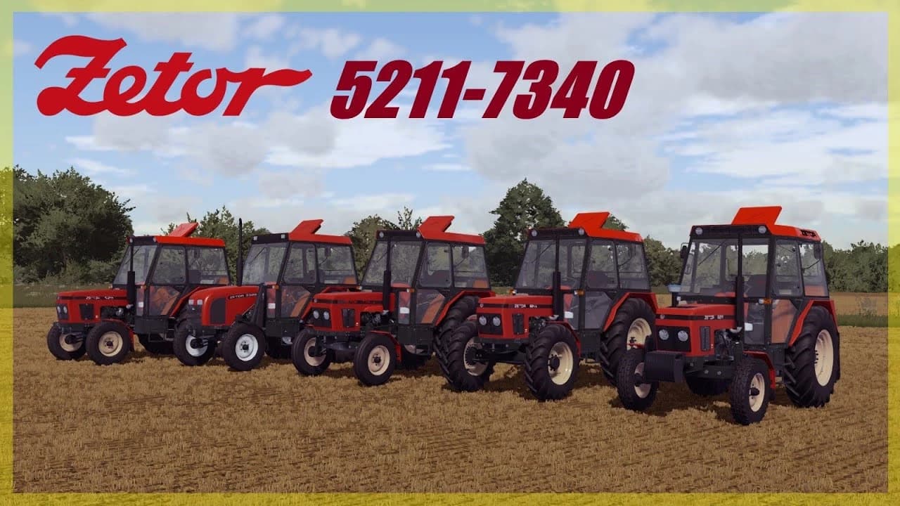 ZETOR 5211 - 7340 PACK 4