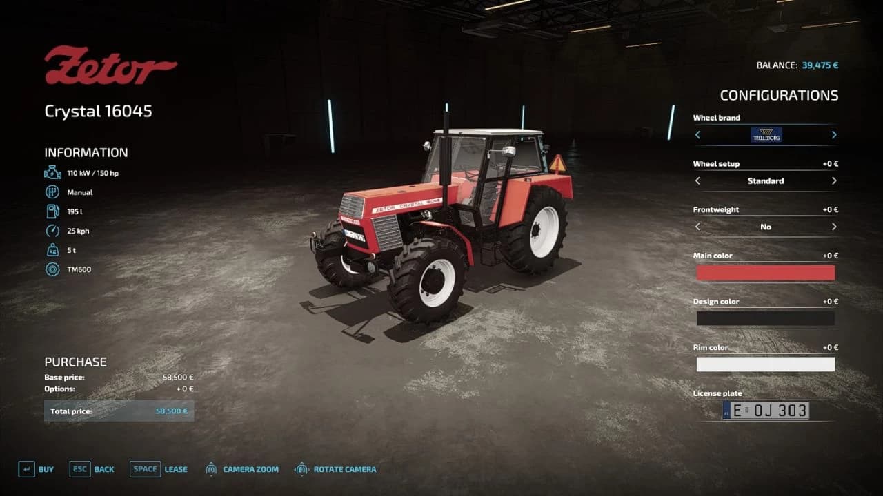ZETOR CRYSTAL 16045 EDITED