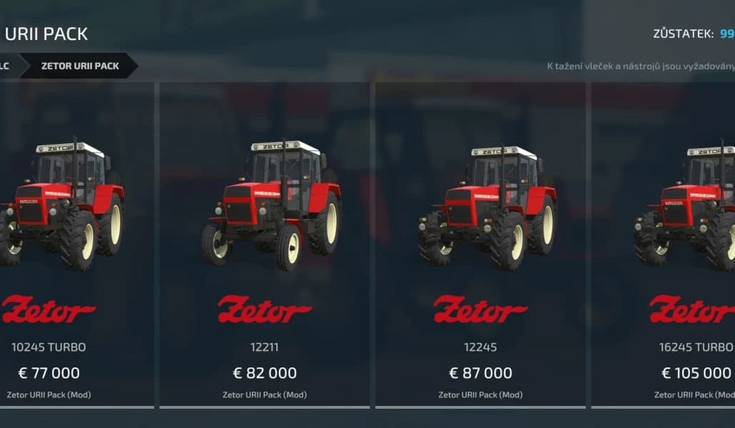 ZETOR URII PACK 5