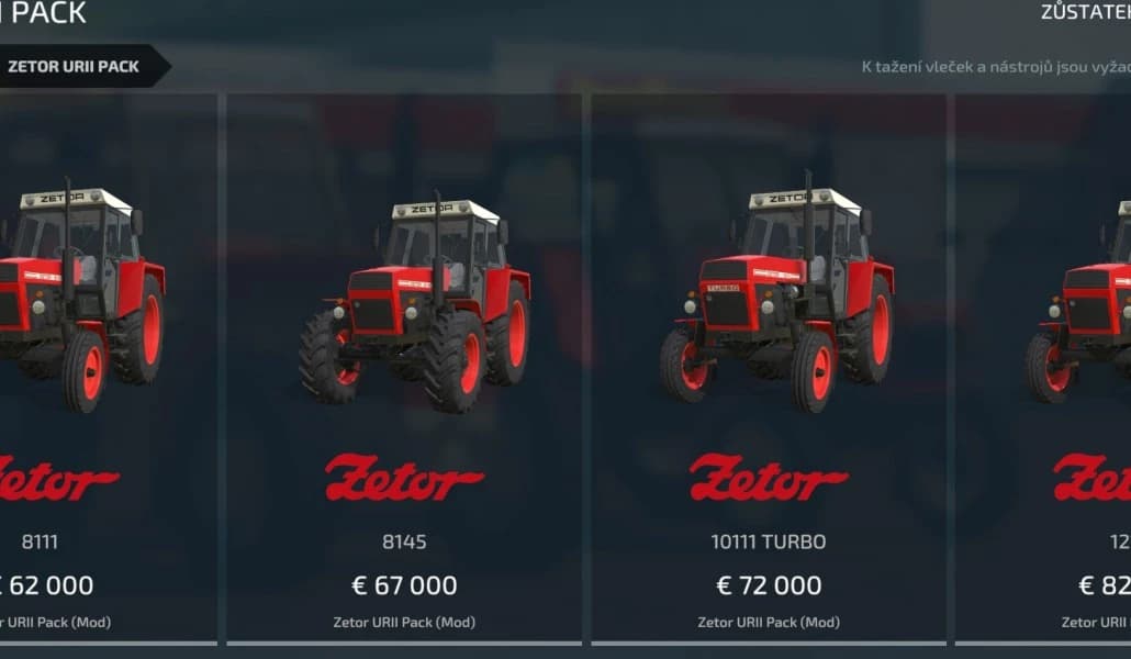 ZETOR URII PACK 4