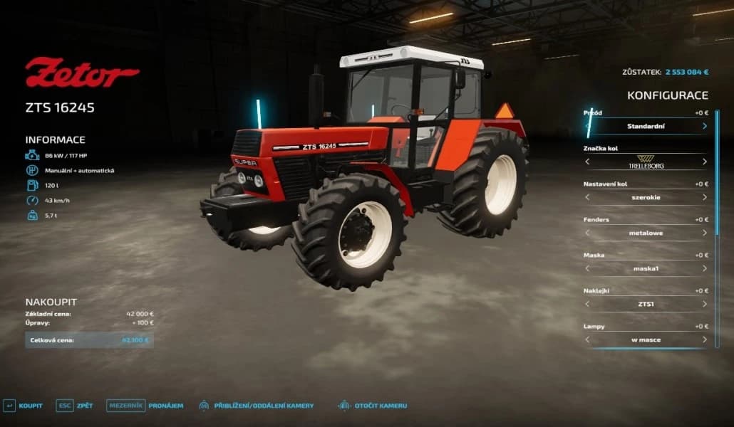 ZETOR ZTS 16245