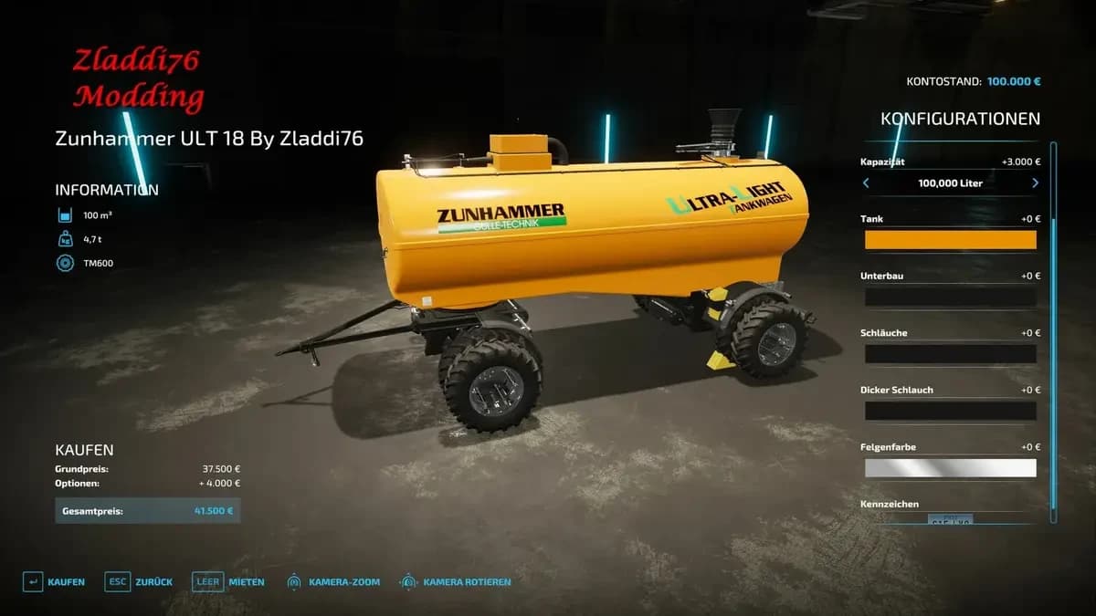 ZUNHAMMER ULT 18