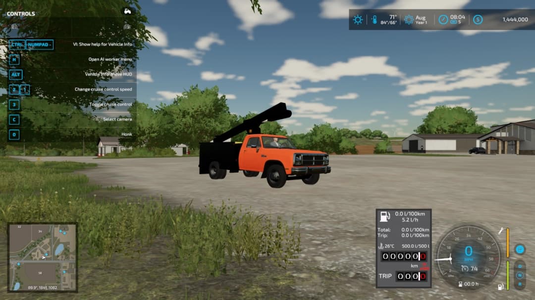 Classic ram bucket truck 2