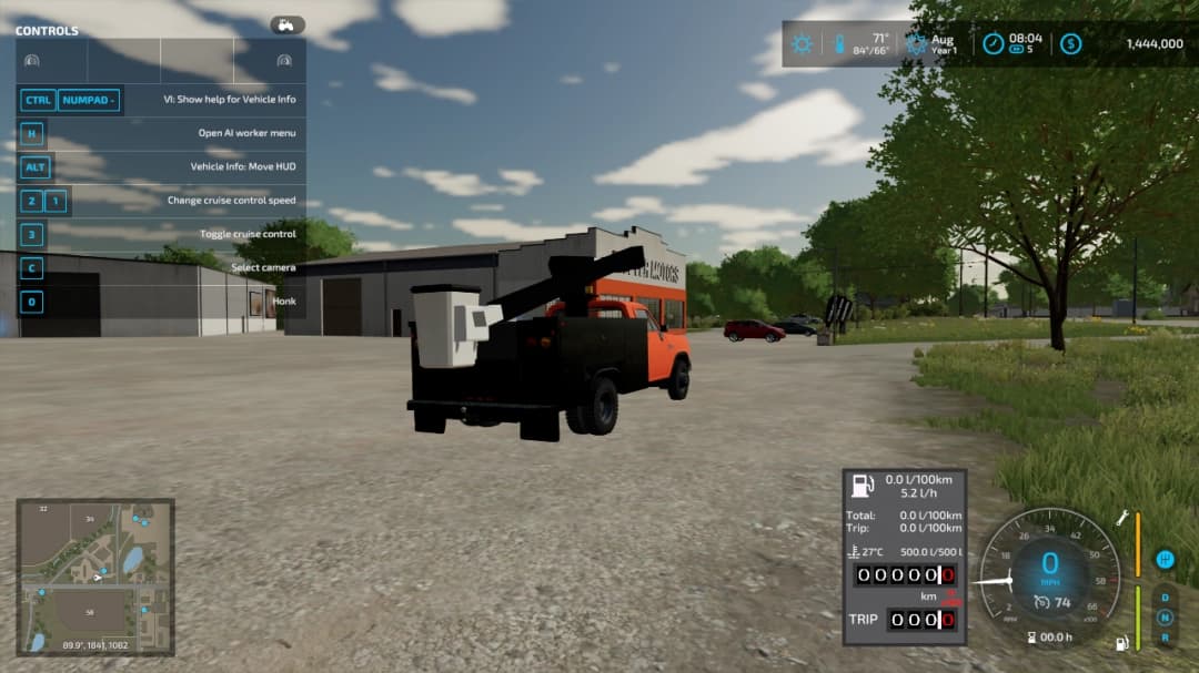 Classic ram bucket truck