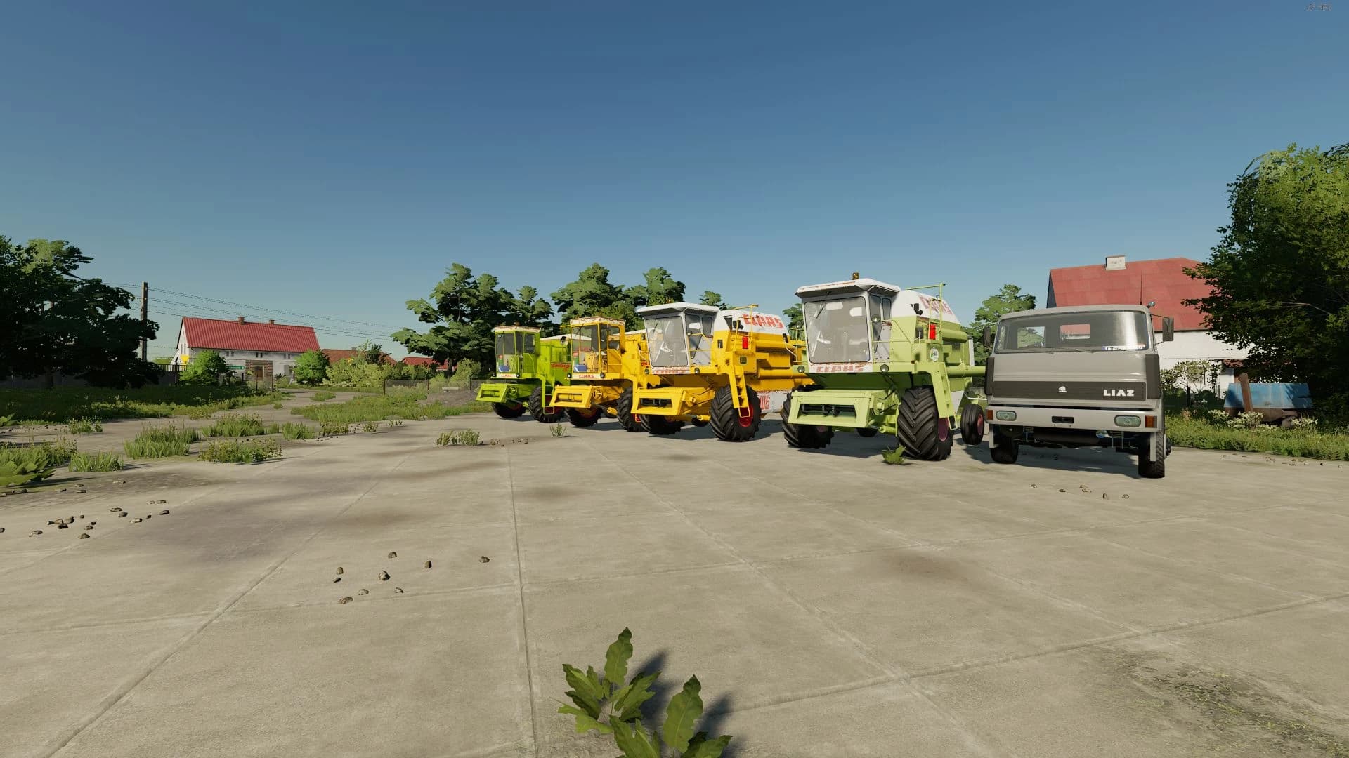 CLAAS combine harvesters Pack 4