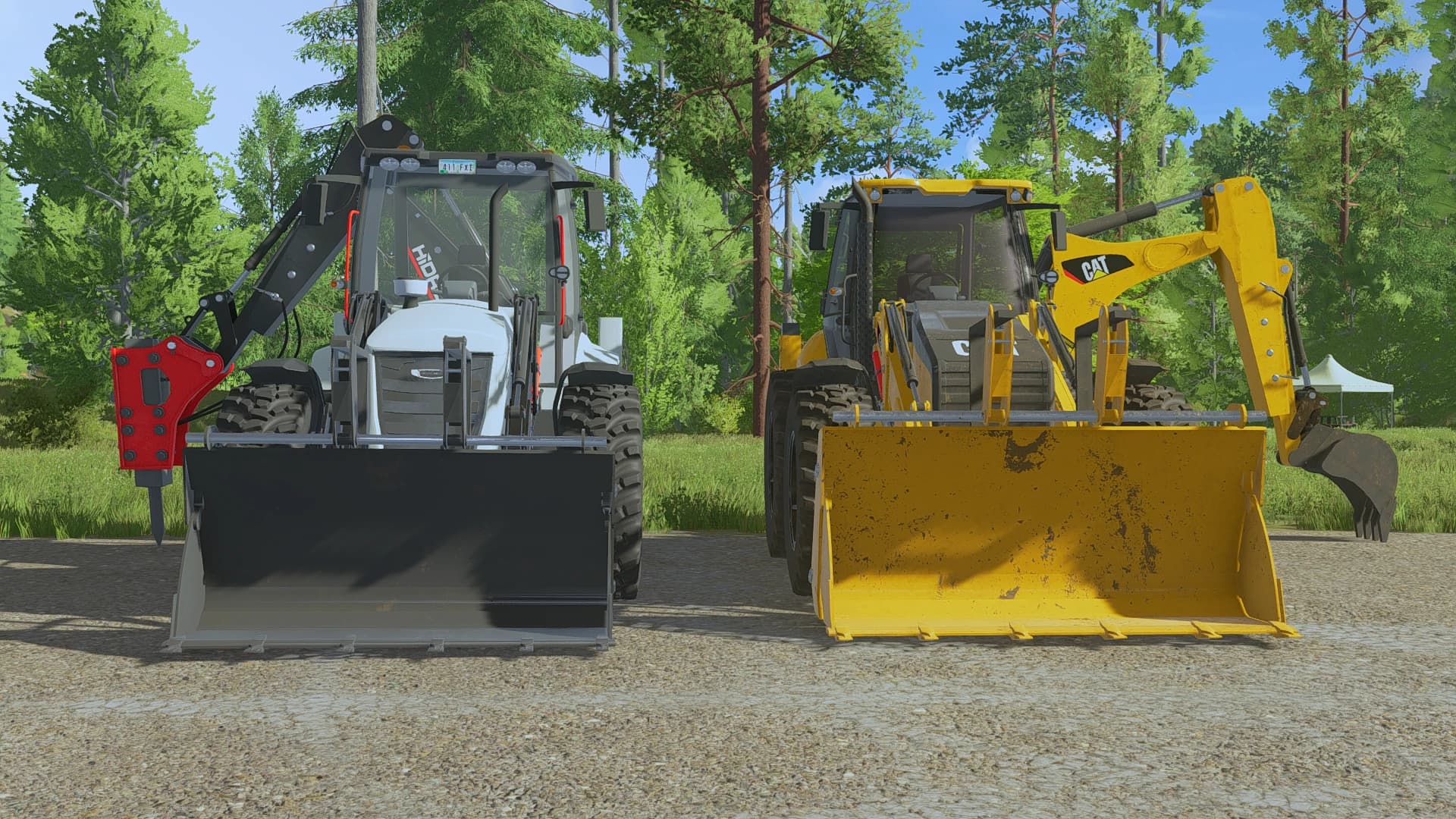 Cat Backhoe 428-444 Pack 5