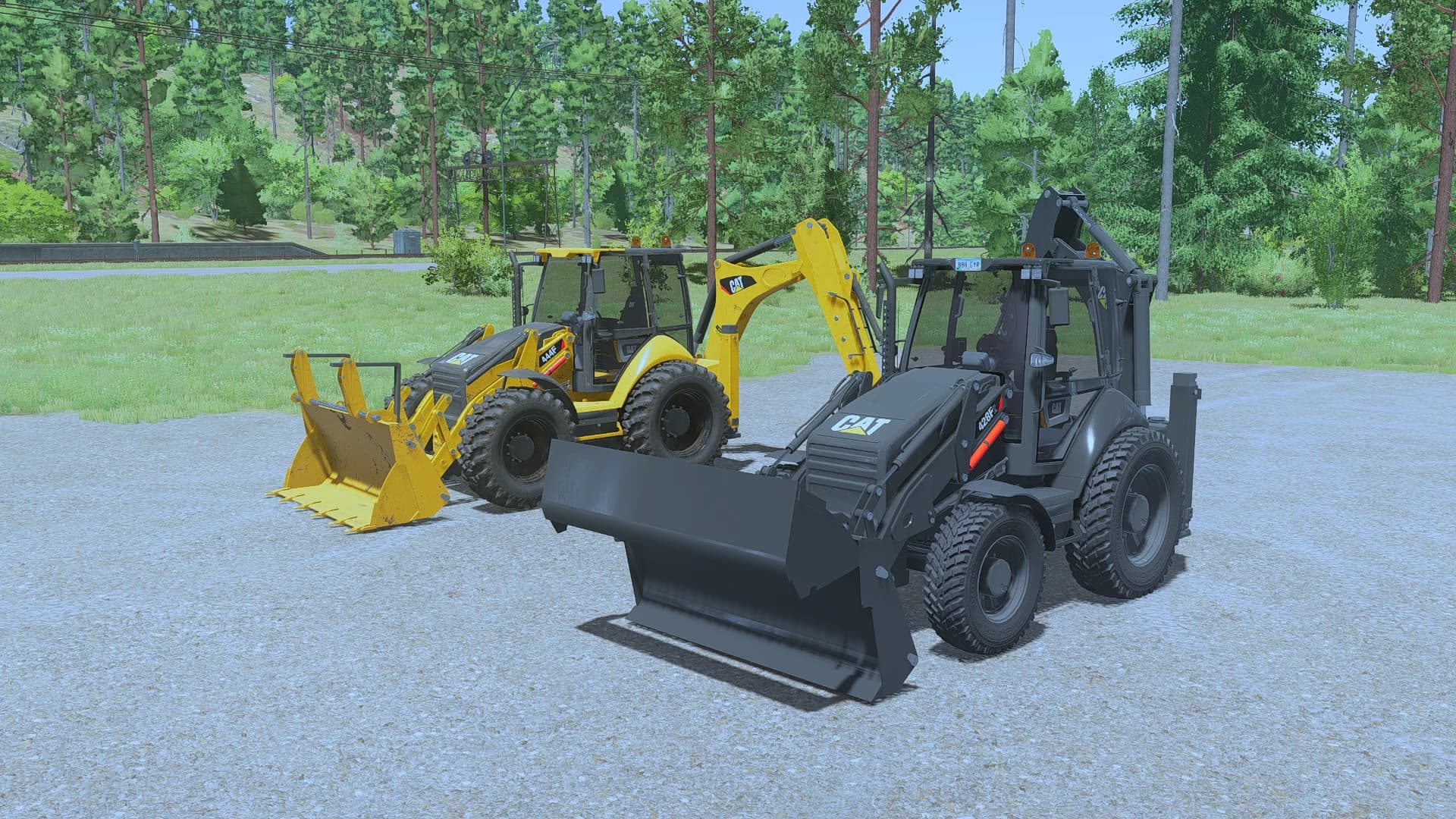 Cat Backhoe 428-444 Pack 4