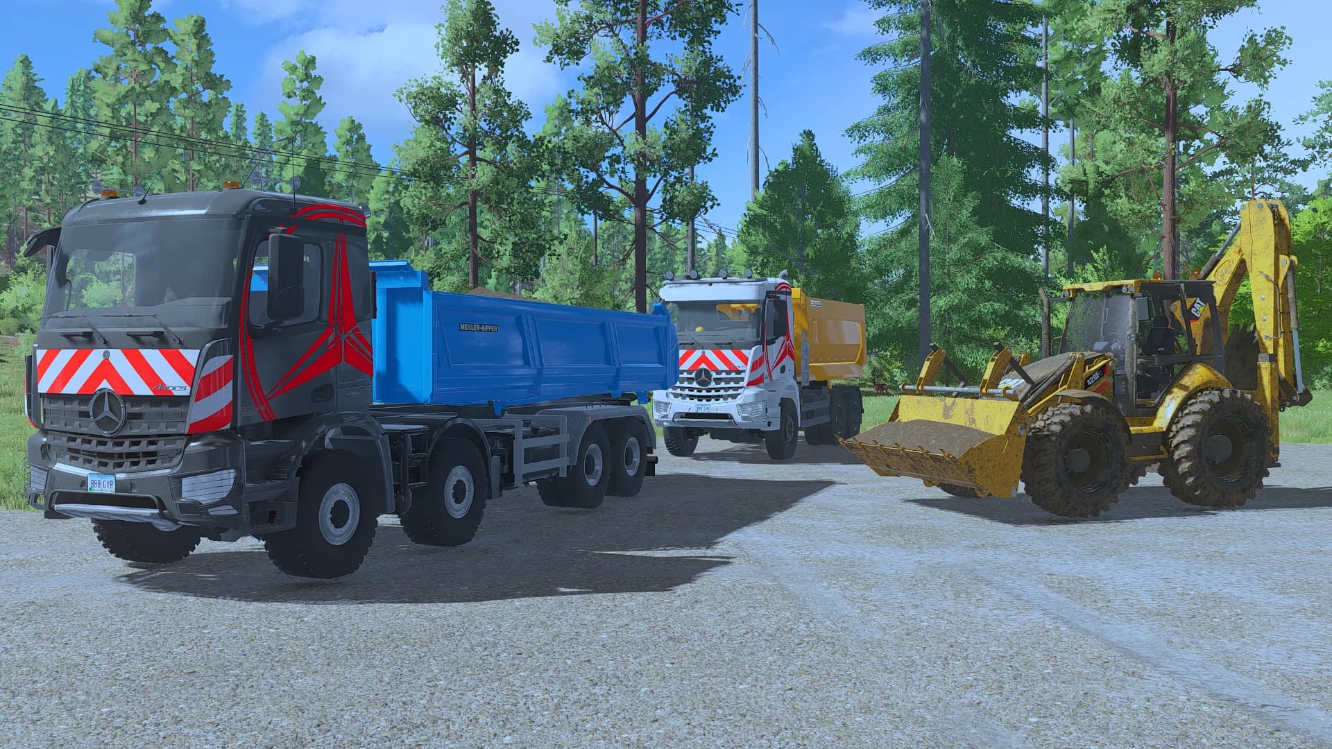 Cat Backhoe 428-444 Pack 3
