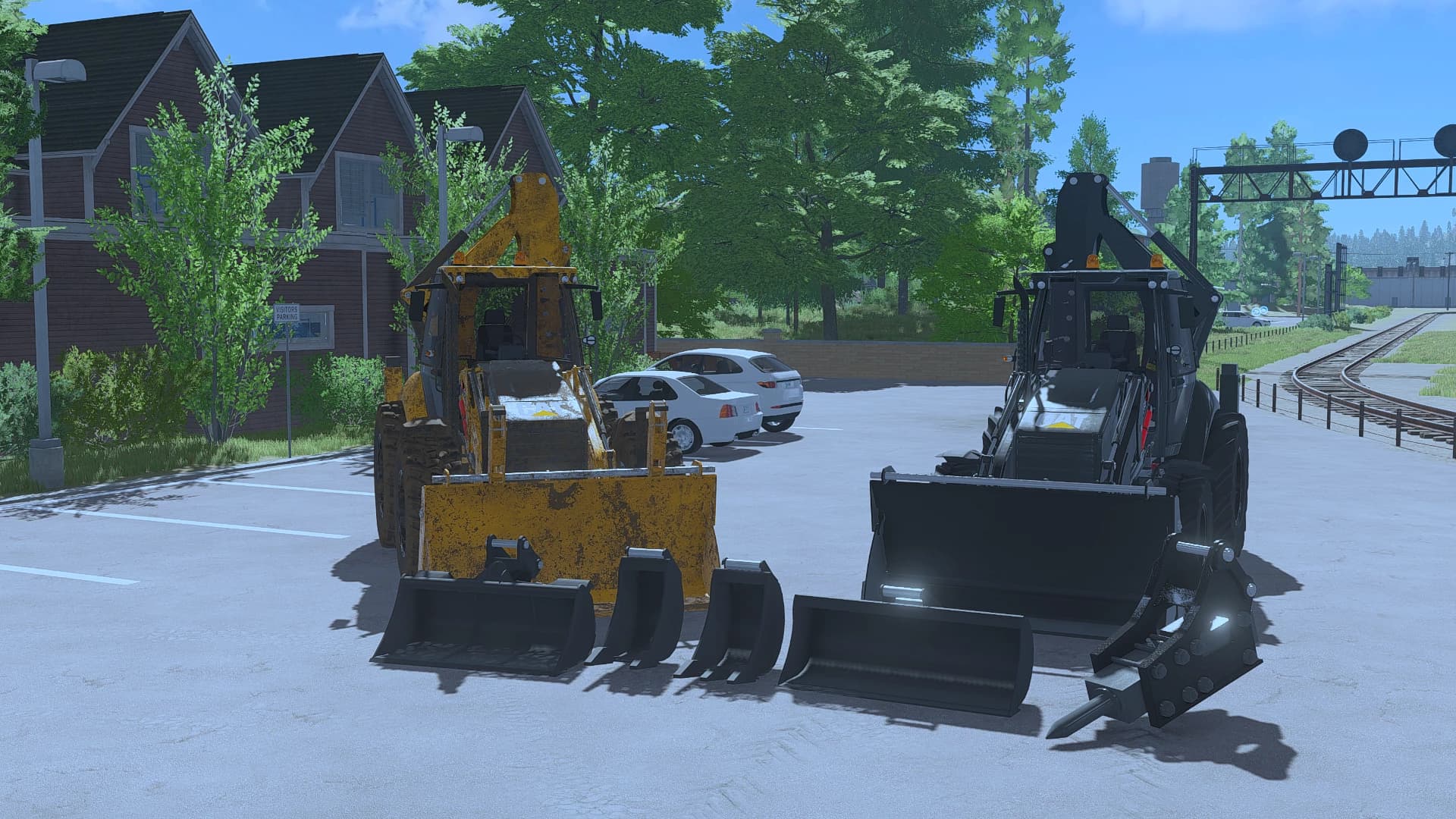 Cat Backhoe 428-444 Pack 2