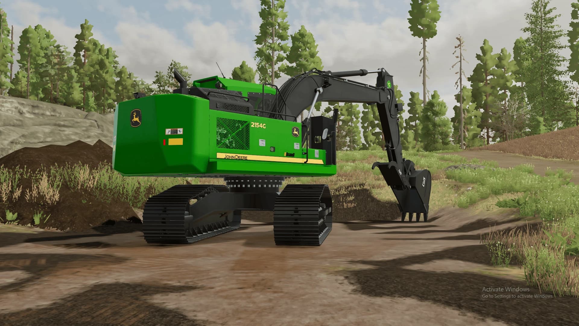 Deere 2154G/Hitachi ZX210F-6 Roadbuilder