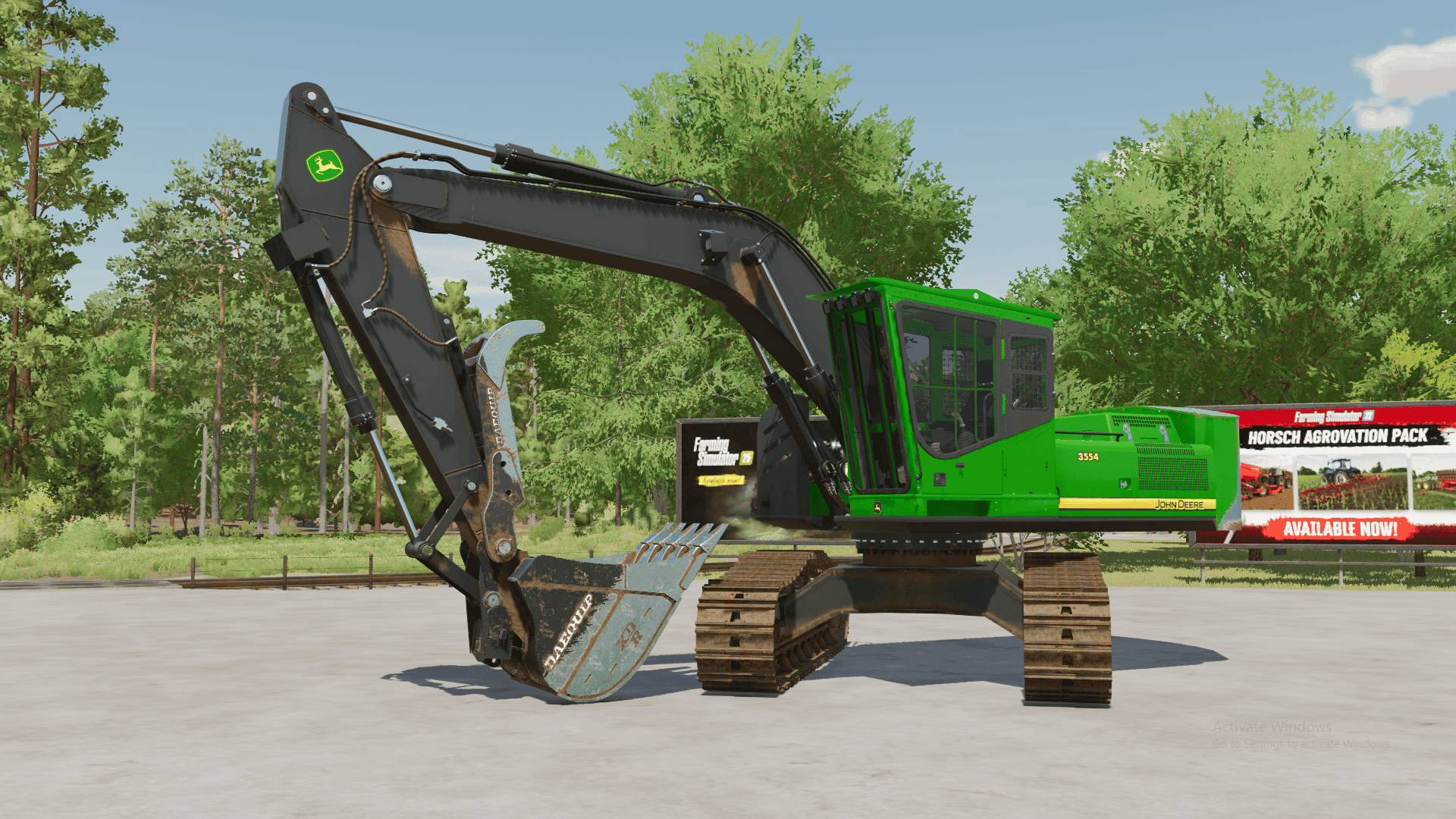 Deere 3554/Hitachi ZX350F-1 Roadbuilder 3