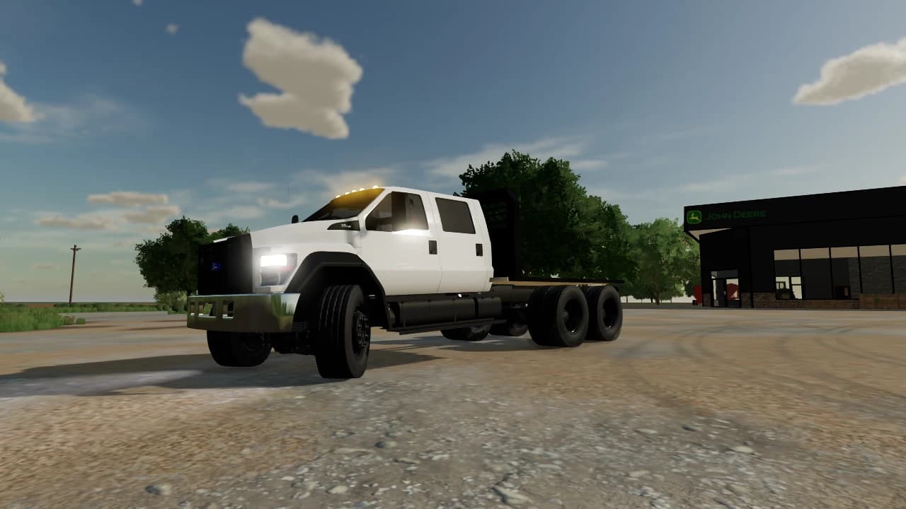Ford F750 Custom Flatbed 3