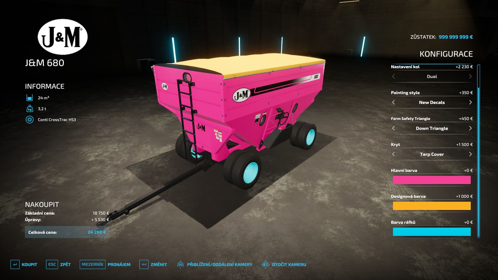 J&M 680 Gravity Wagon