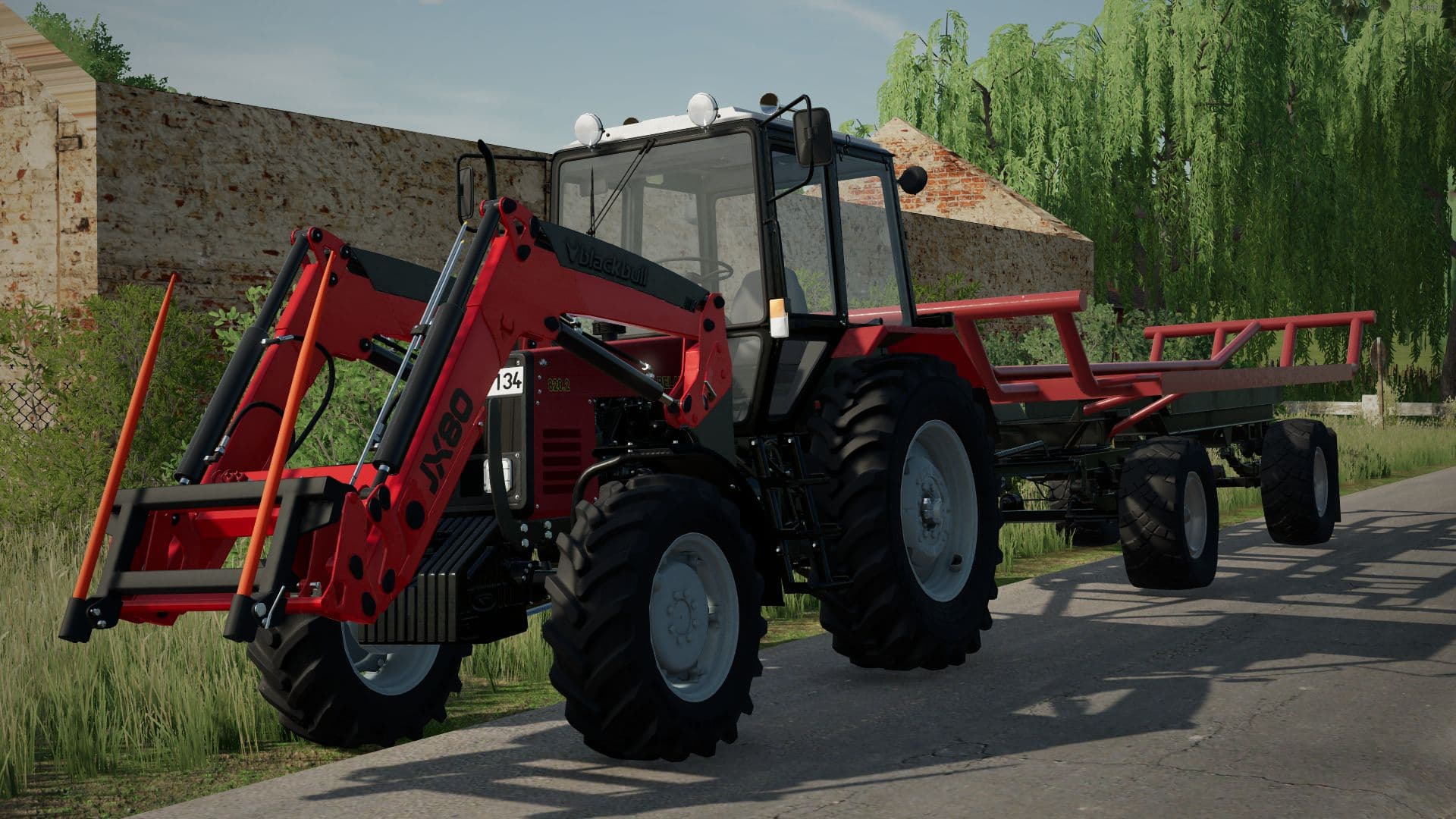 HW80 HUN Bale Trailer