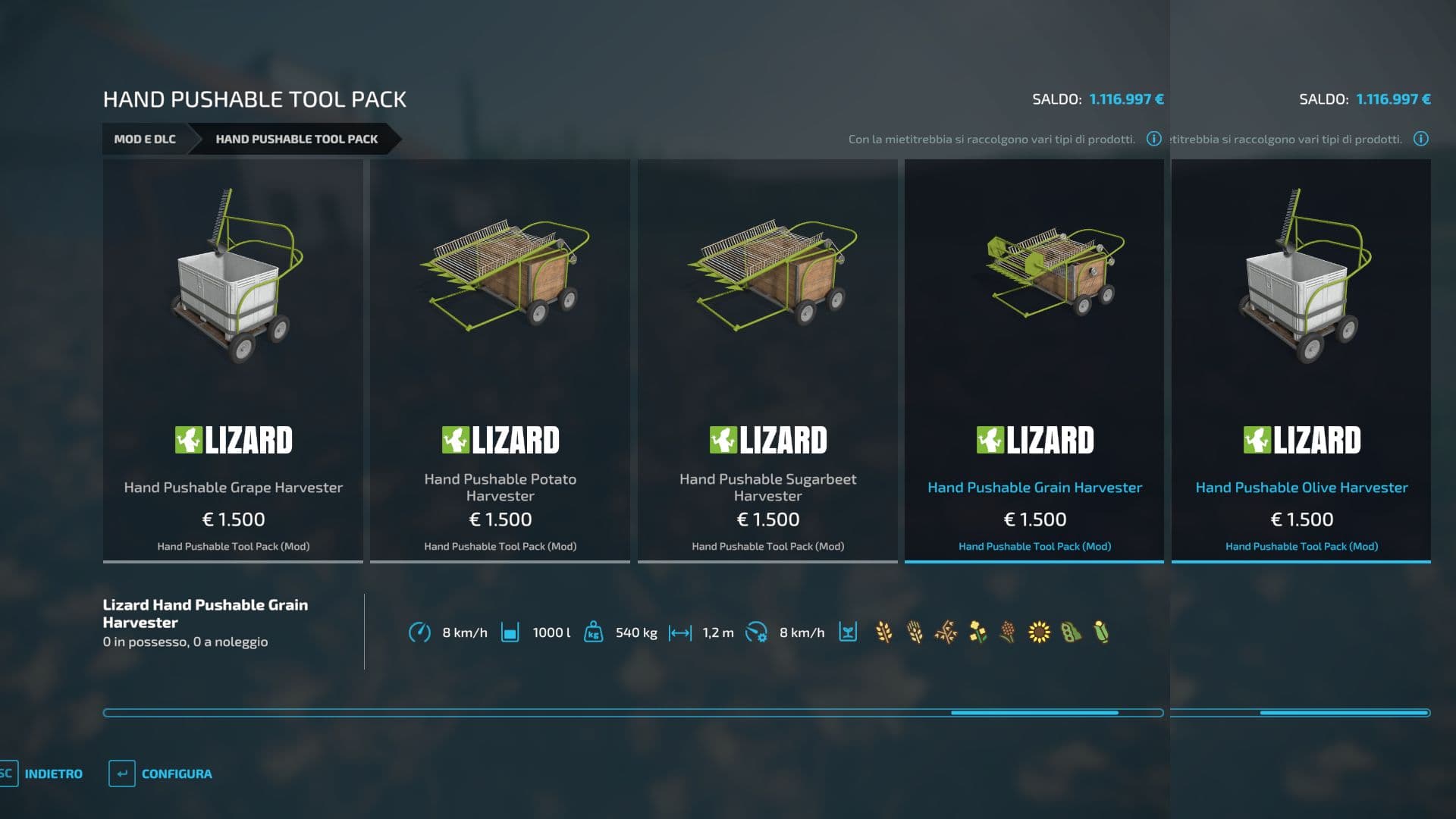 Hand Pushable Machines Pack