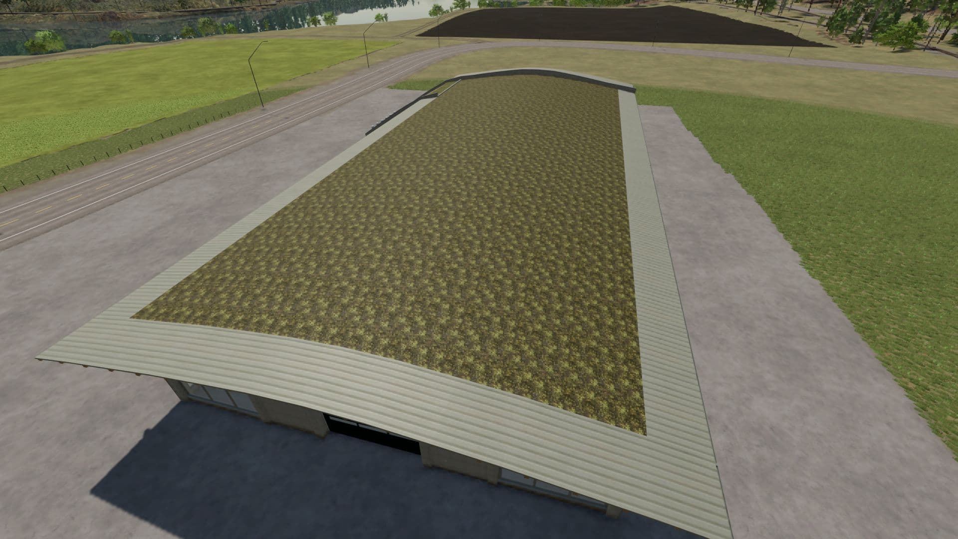 Hangar with vegetable roof 5