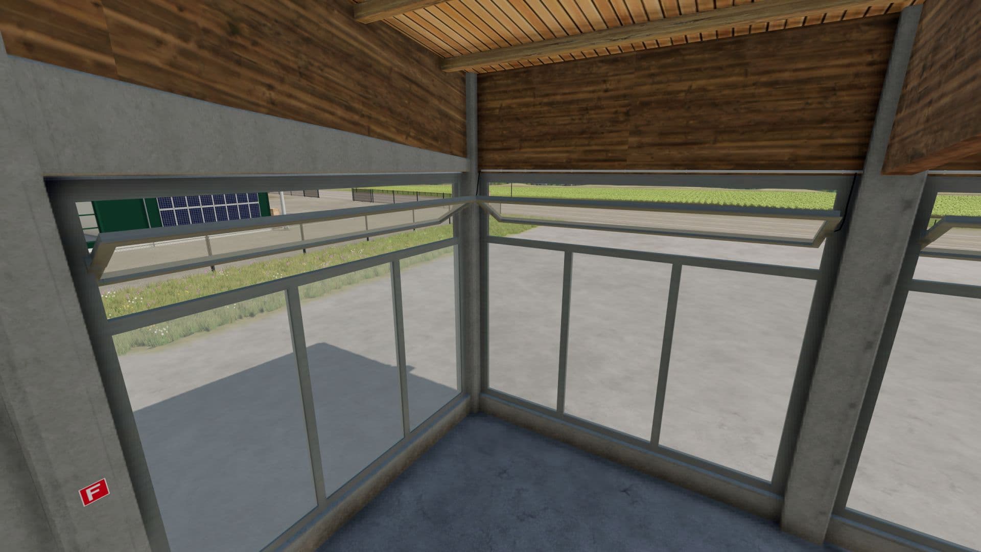 Hangar with vegetable roof 3