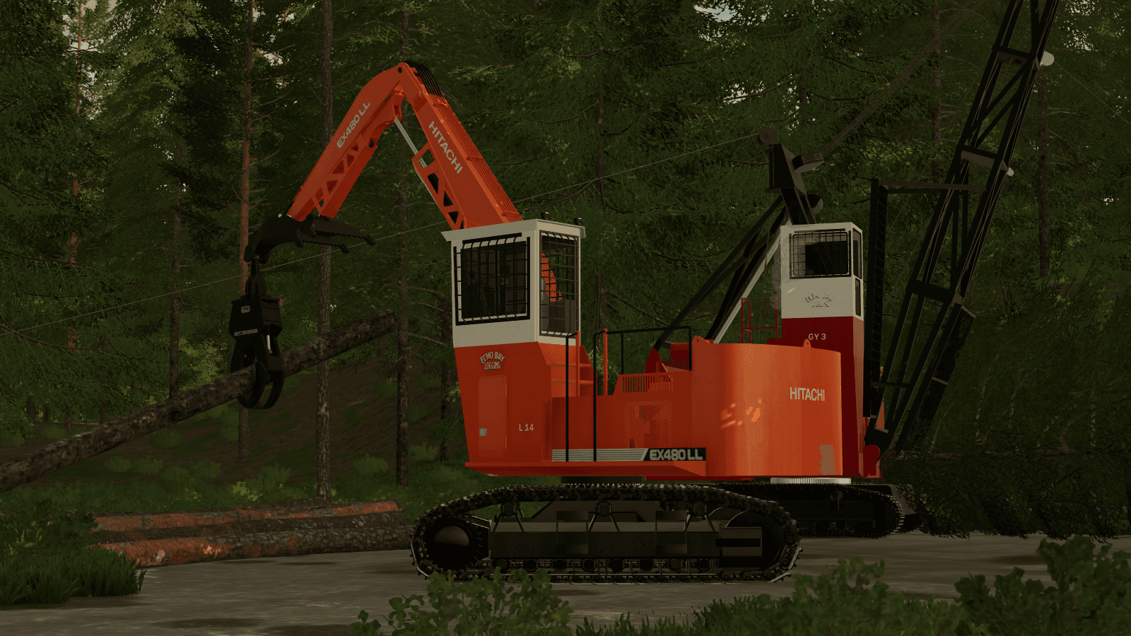 Hitachi EX400/450/480LL Log Loaders
