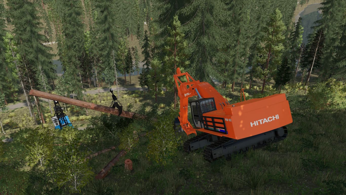 Hitachi EX400LC Backspar Hoe 2