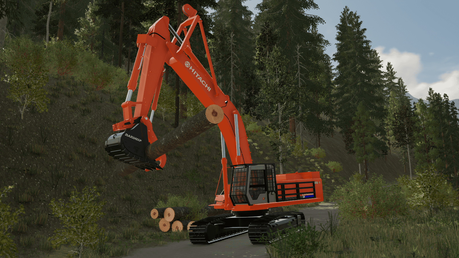Hitachi EX400LC Backspar Hoe