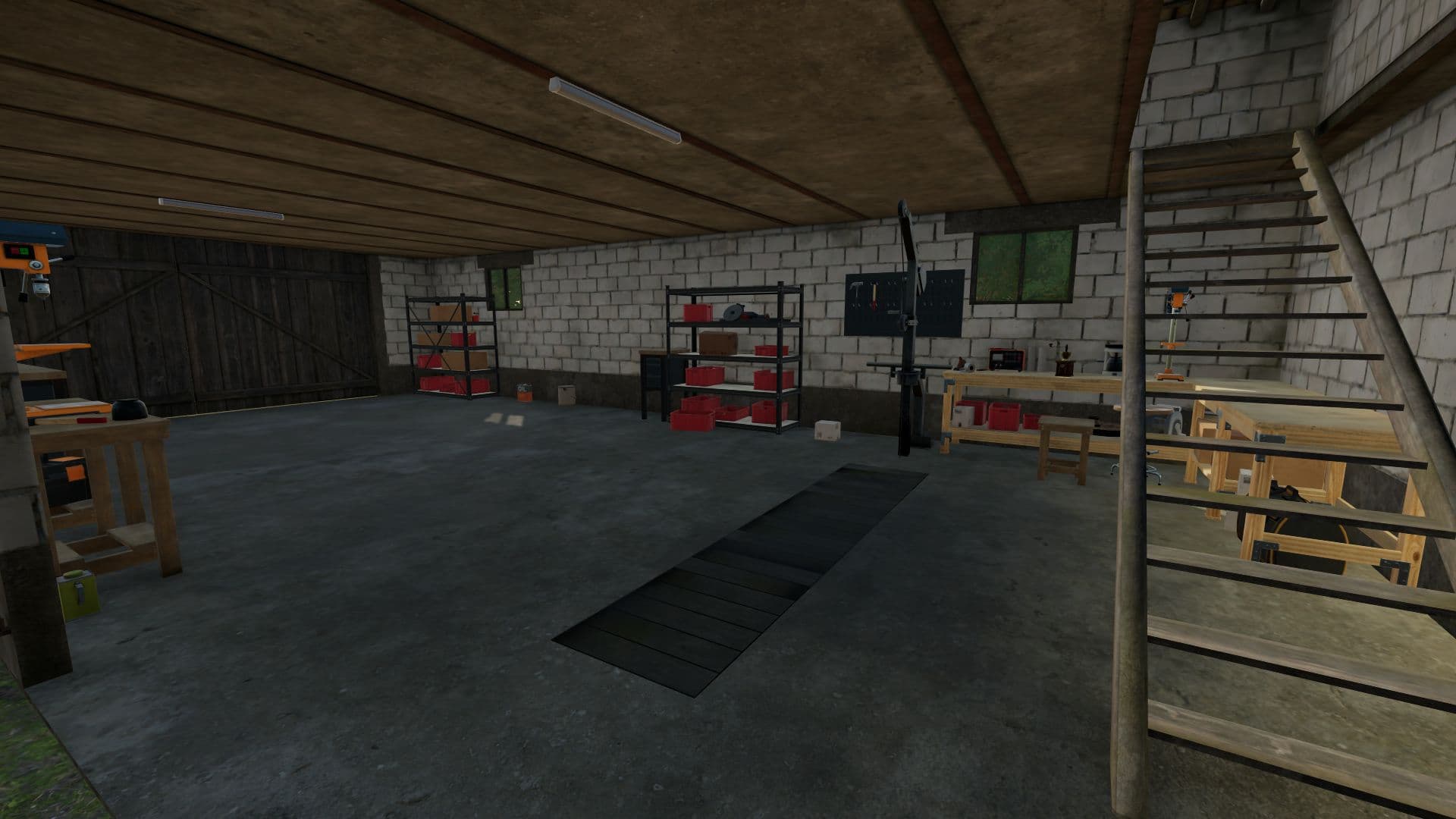 Old Polish garage