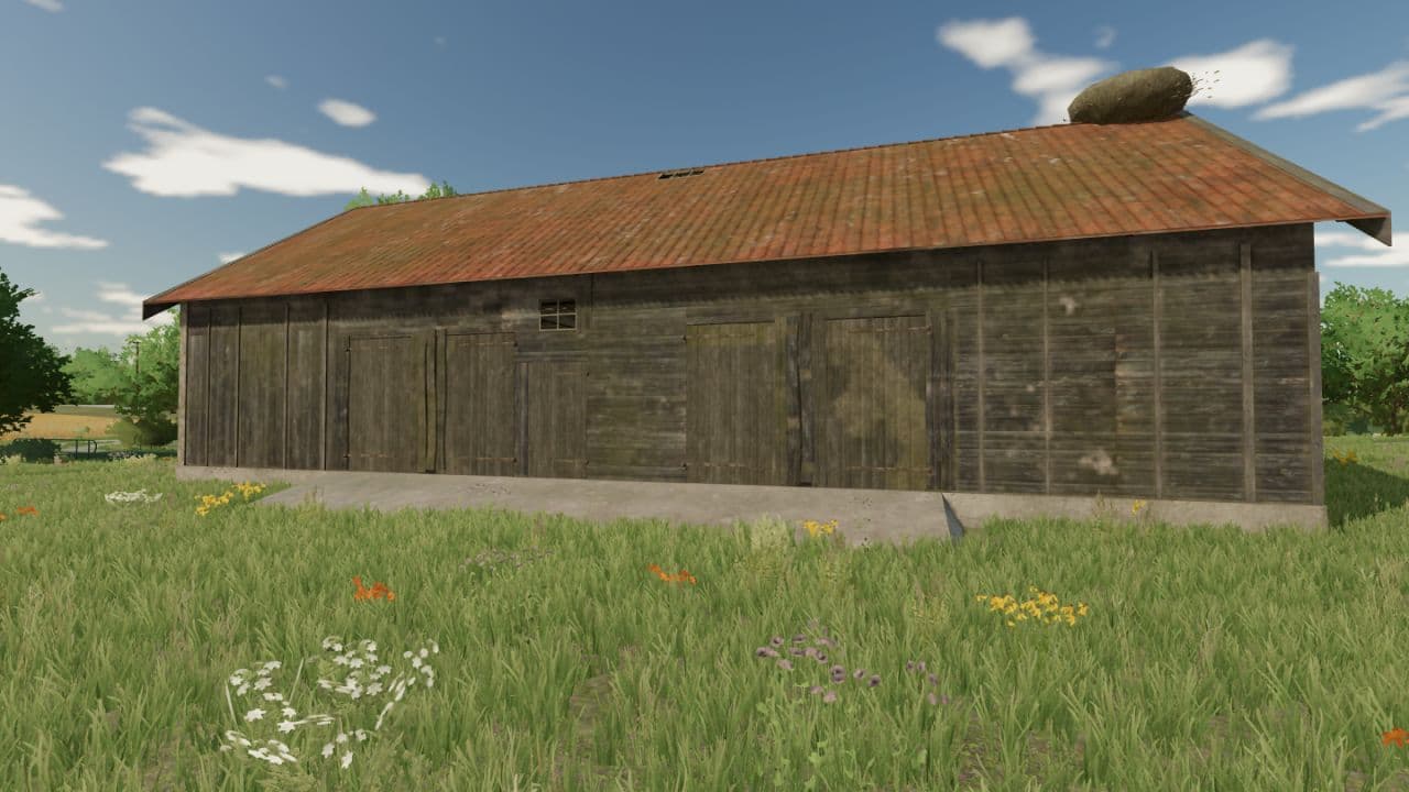 Old Polish wooden barn 6