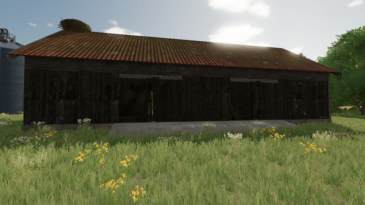 Old Polish wooden barn 5