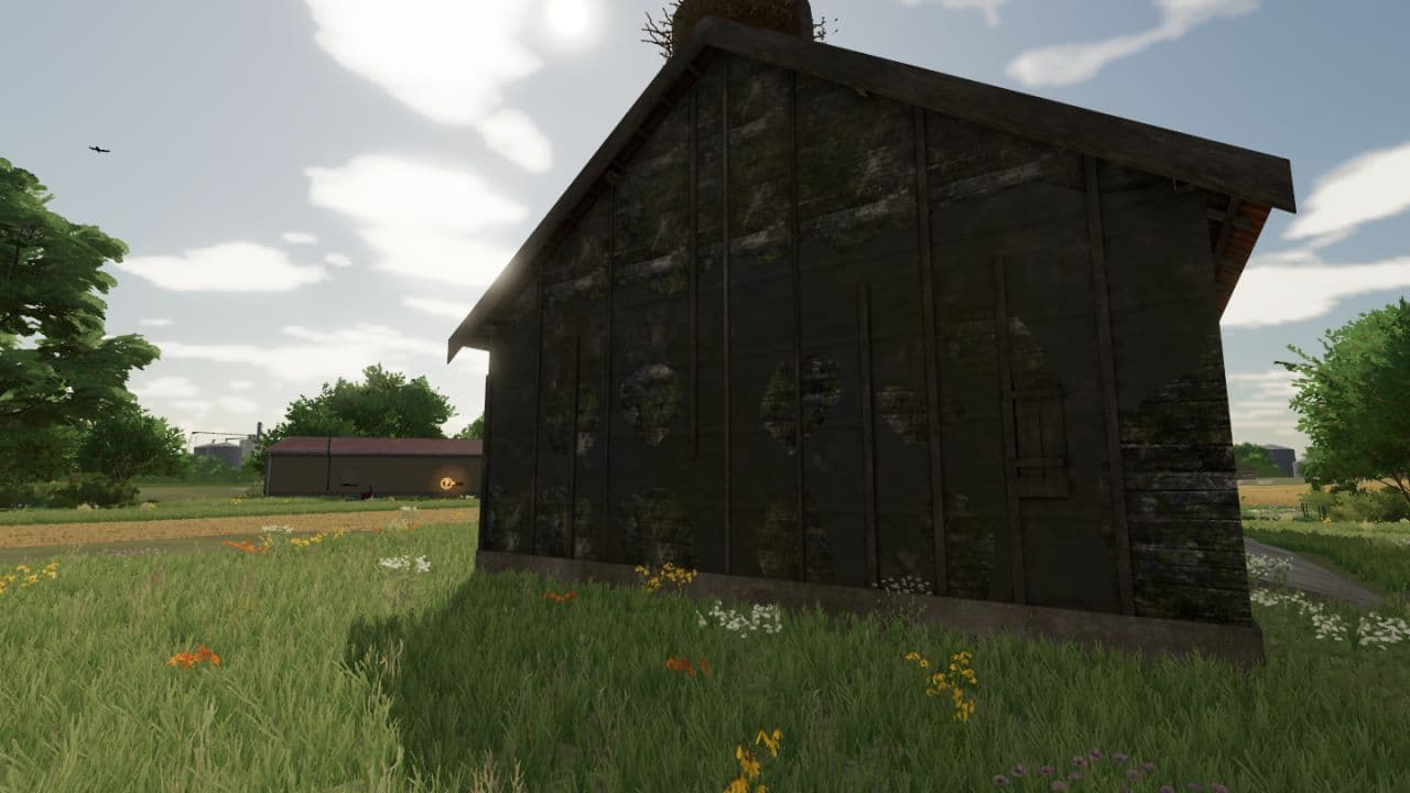 Old Polish wooden barn 4