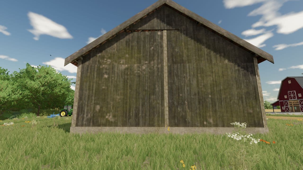 Old Polish wooden barn 3