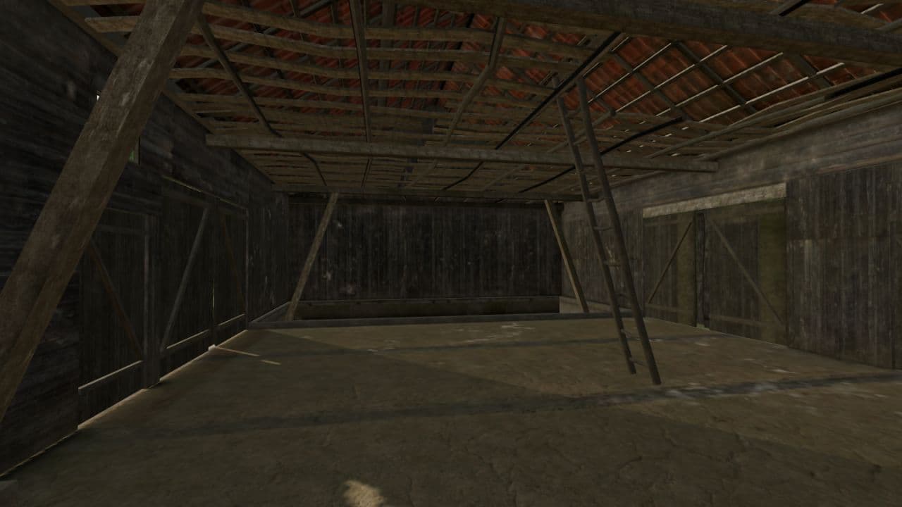 Old Polish wooden barn 2