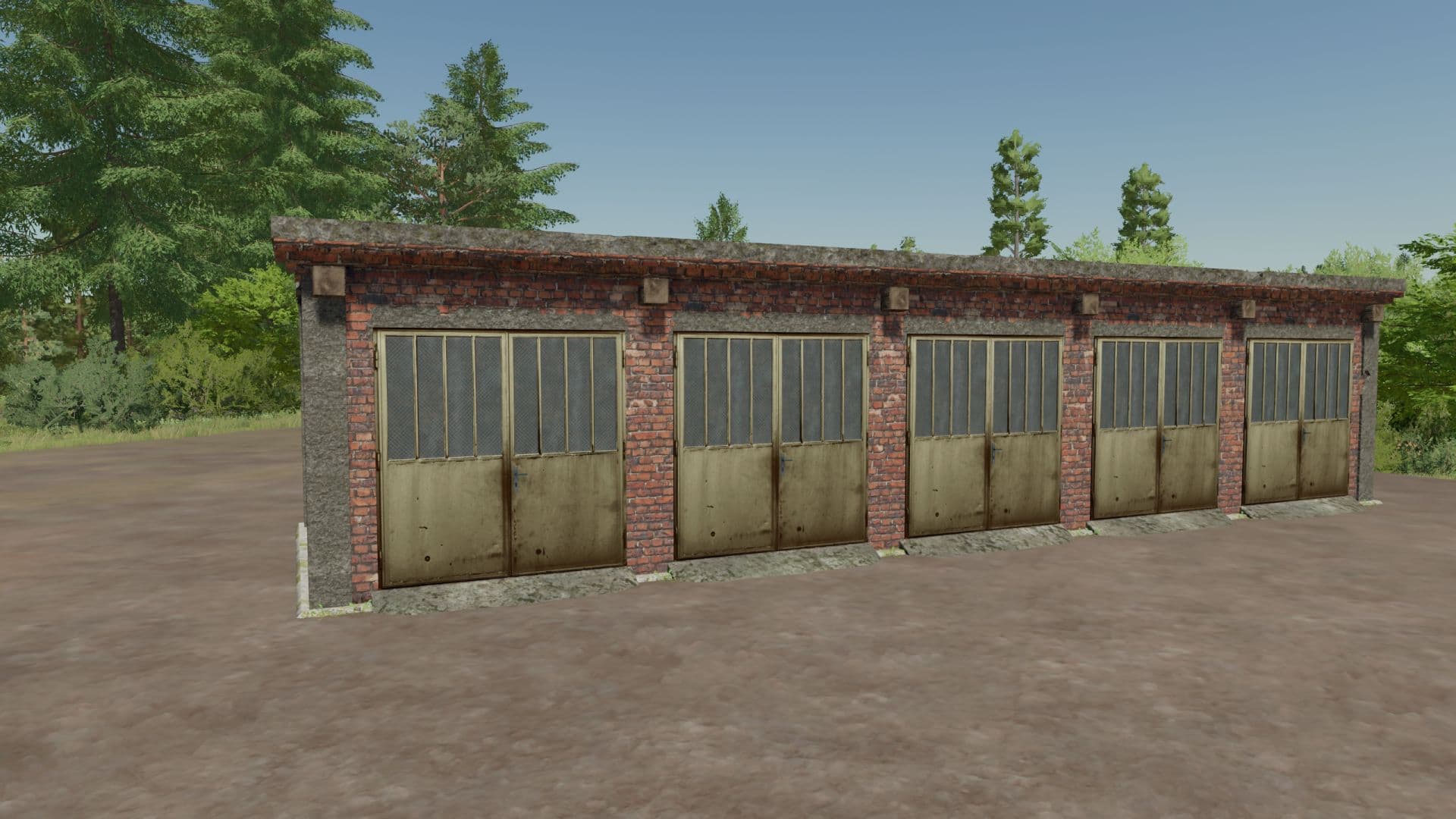 Old brick garage 3