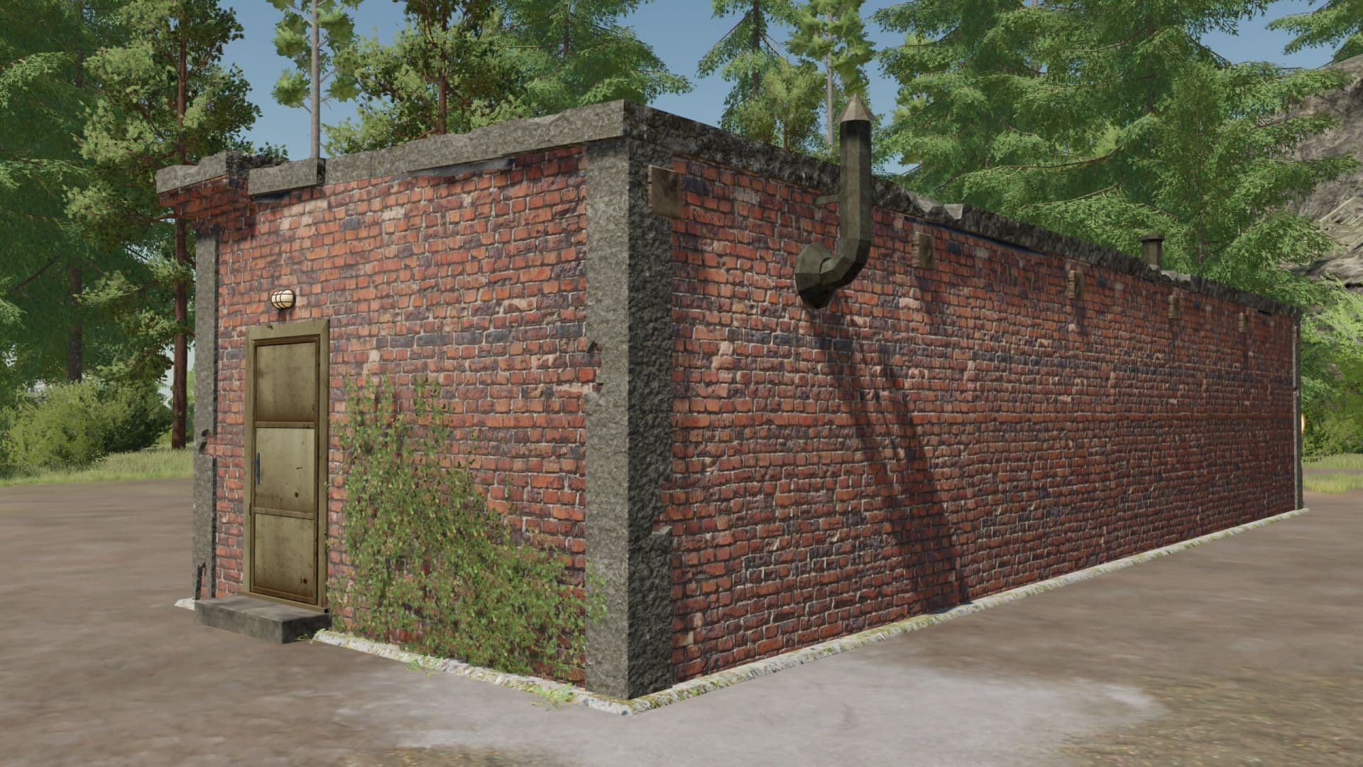 Old brick garage 2