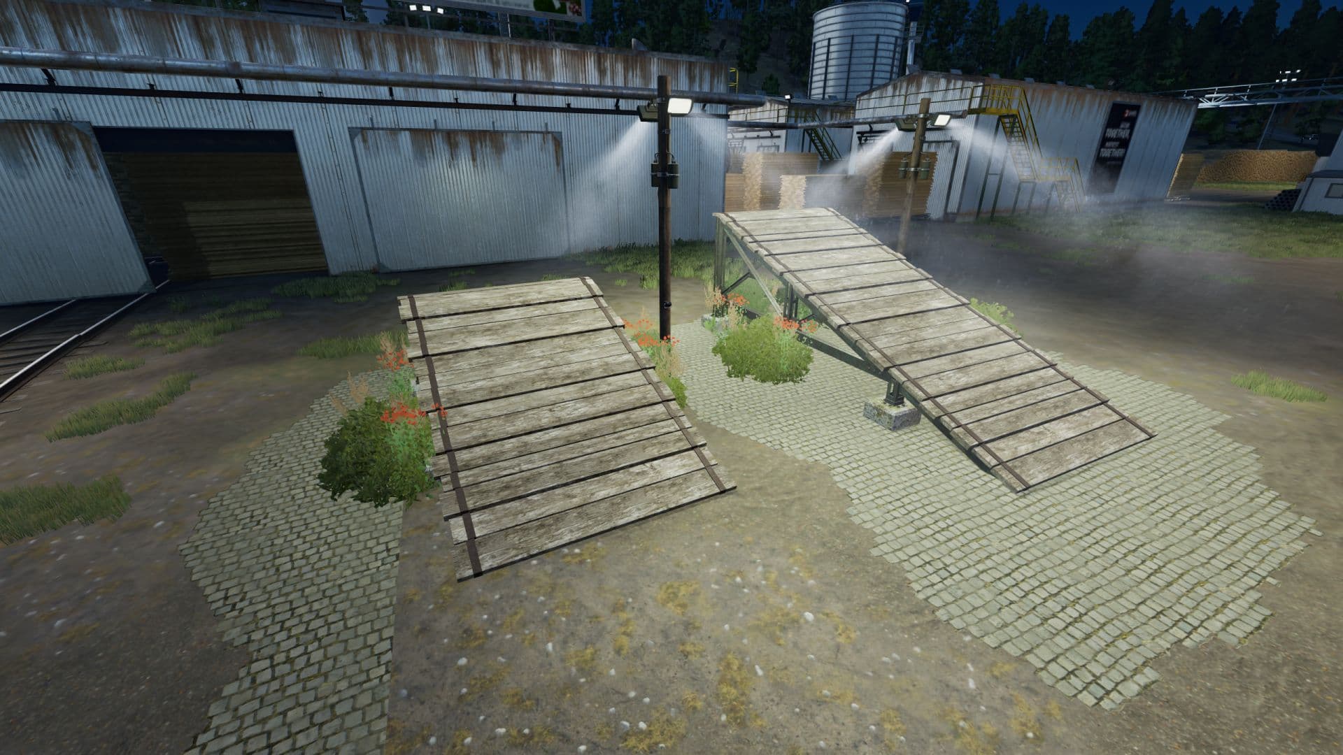 Old loading docks