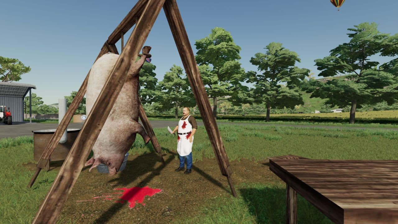 Pig slaughter decoration 2