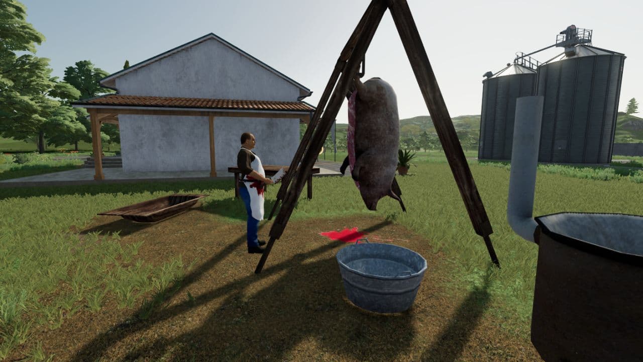 Pig slaughter decoration