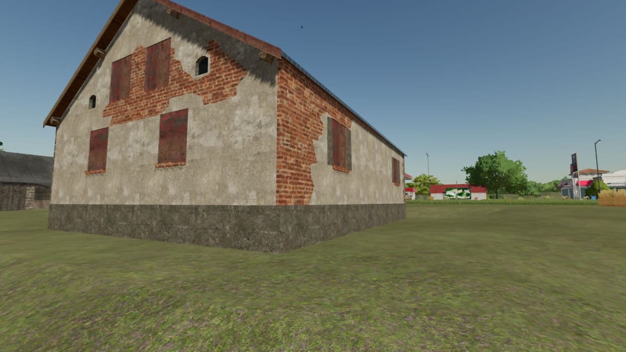 Polish destroyed house
