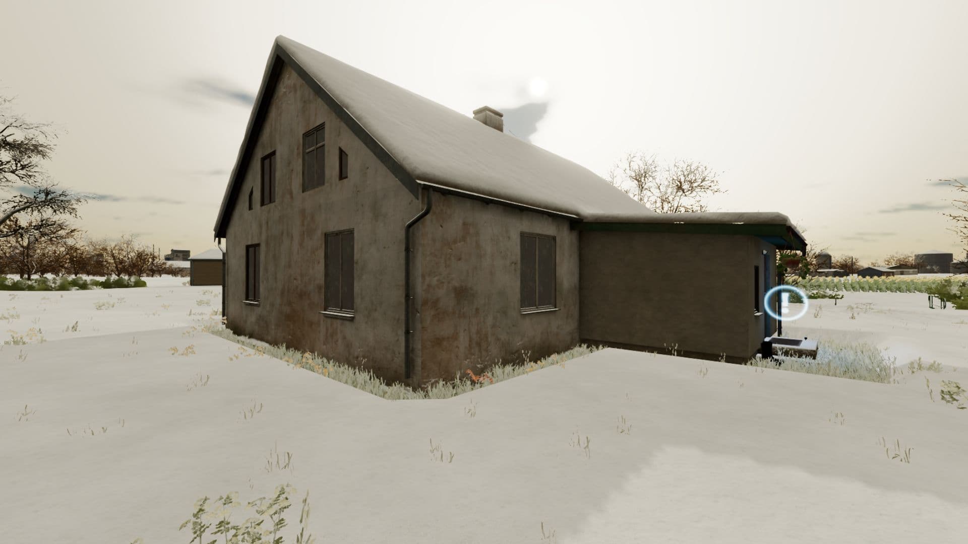 Polish plastered house
