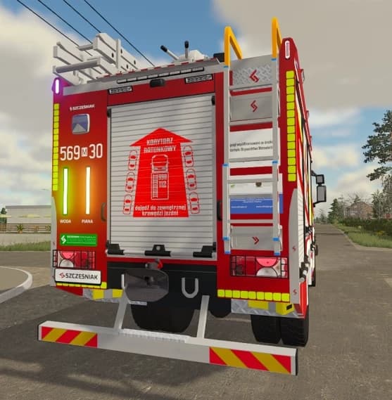 Scania z OSP Góra Kalwaria 2