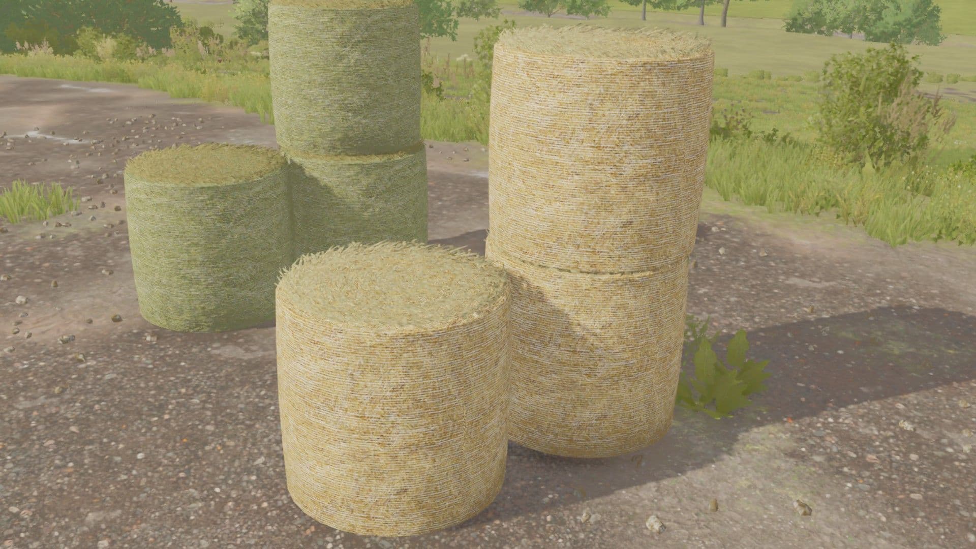 Straw and hay bale textures 2