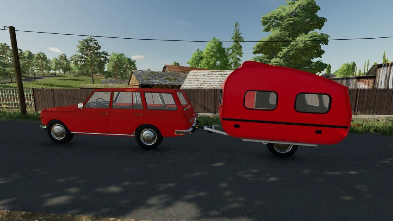 Wartburg Tourist with caravan 2