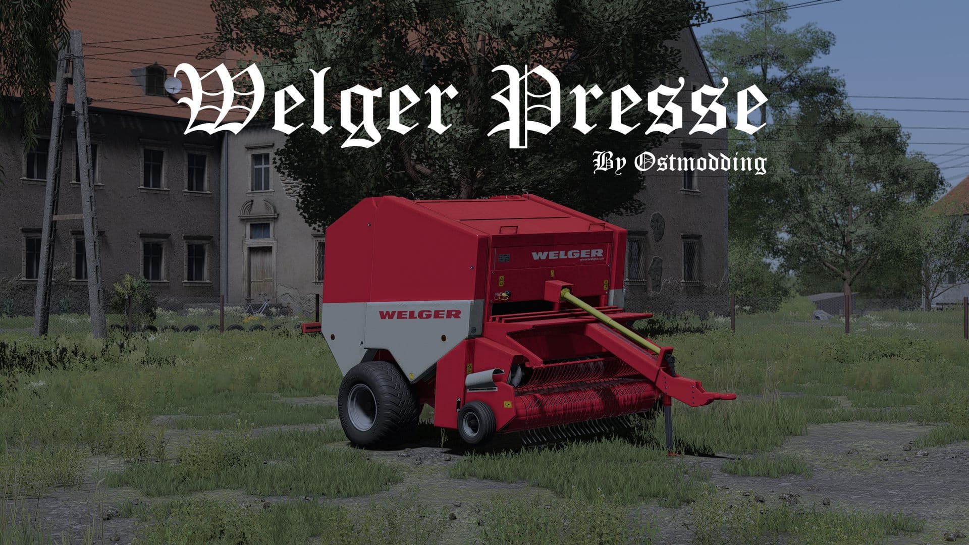 Welger round baler 3