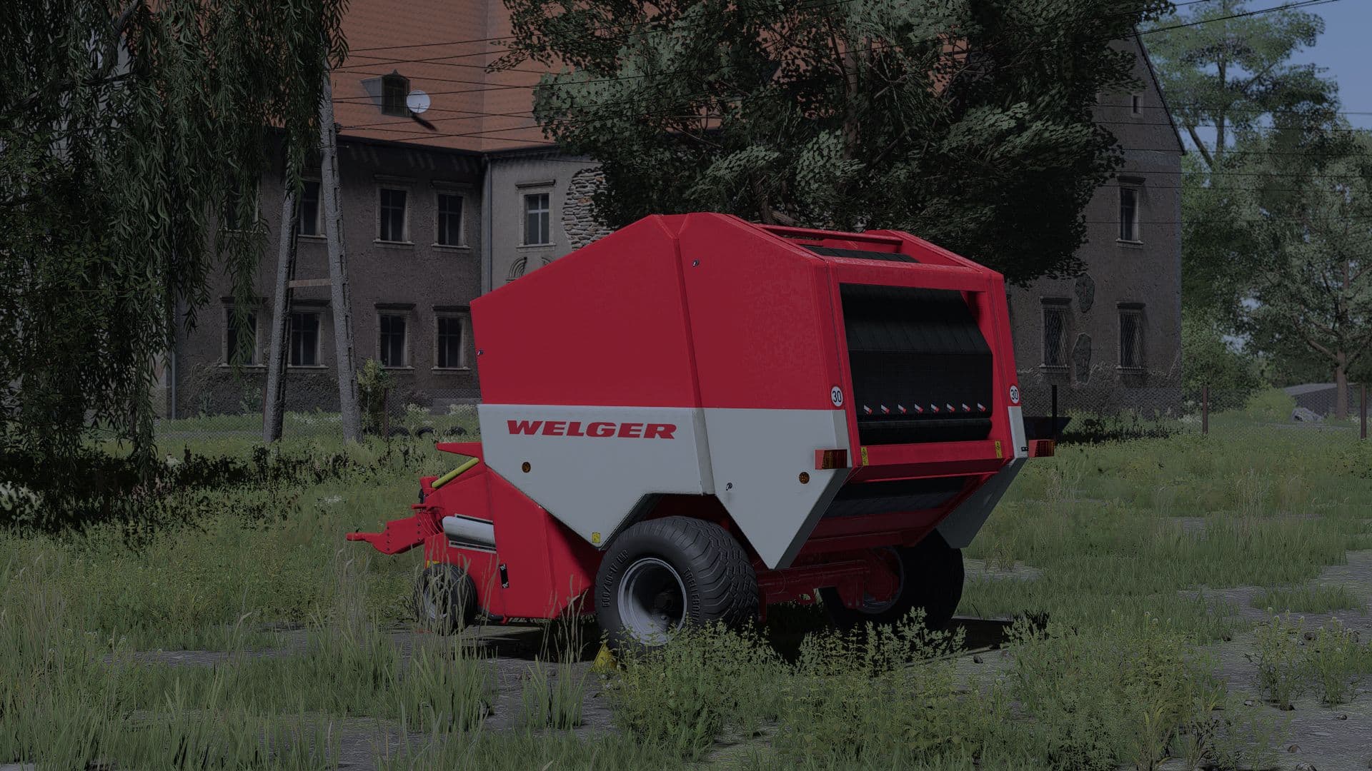 Welger round baler 2