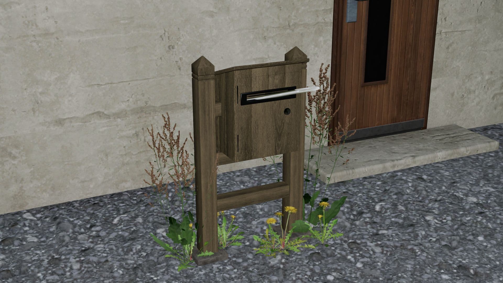 Wooden mailbox 2