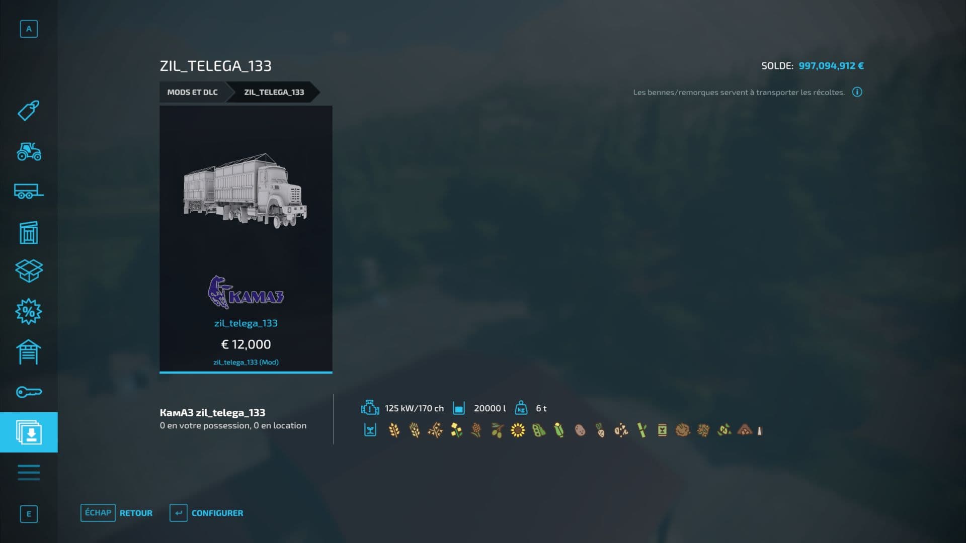 ZIL-4334 trucks and trailer V 4