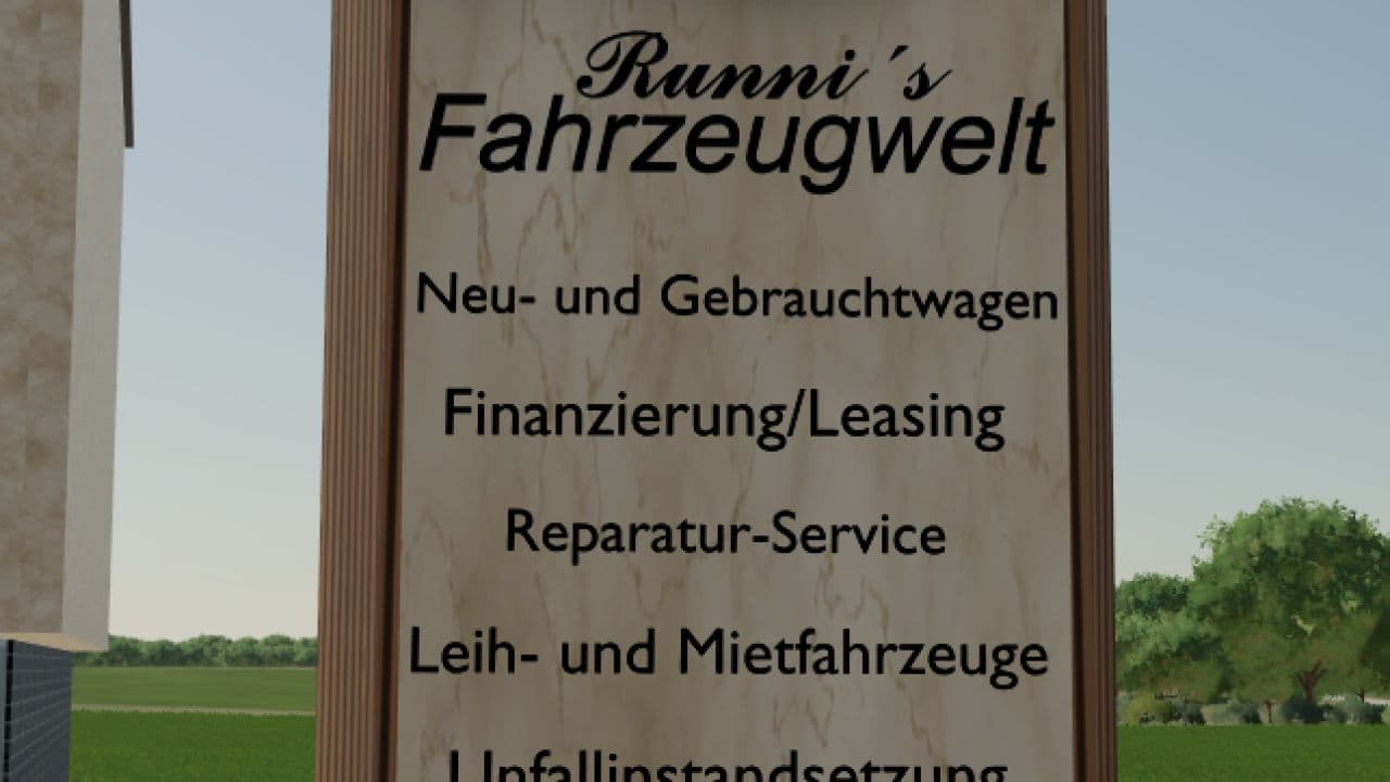 Runni's vehicle world (car dealership) 3