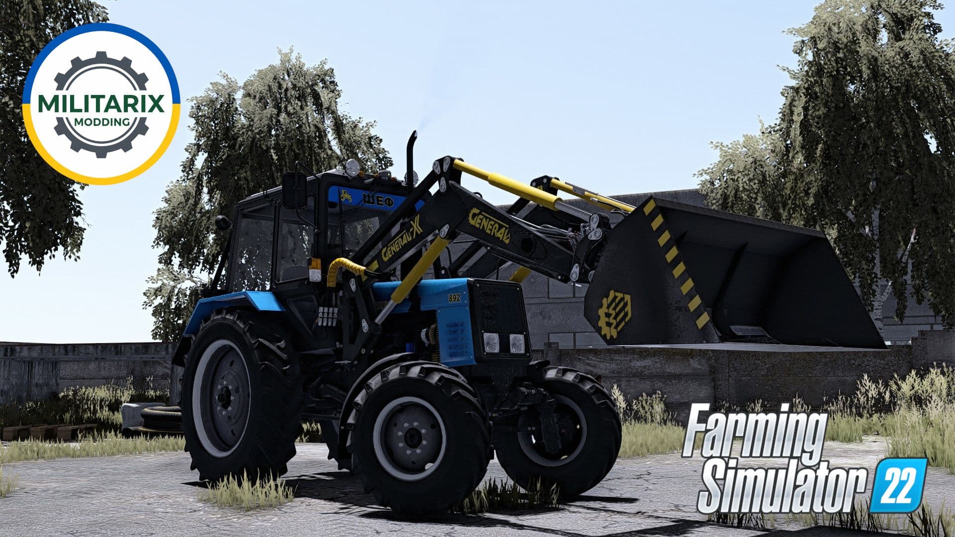 GENERAL-X front loader with bucket