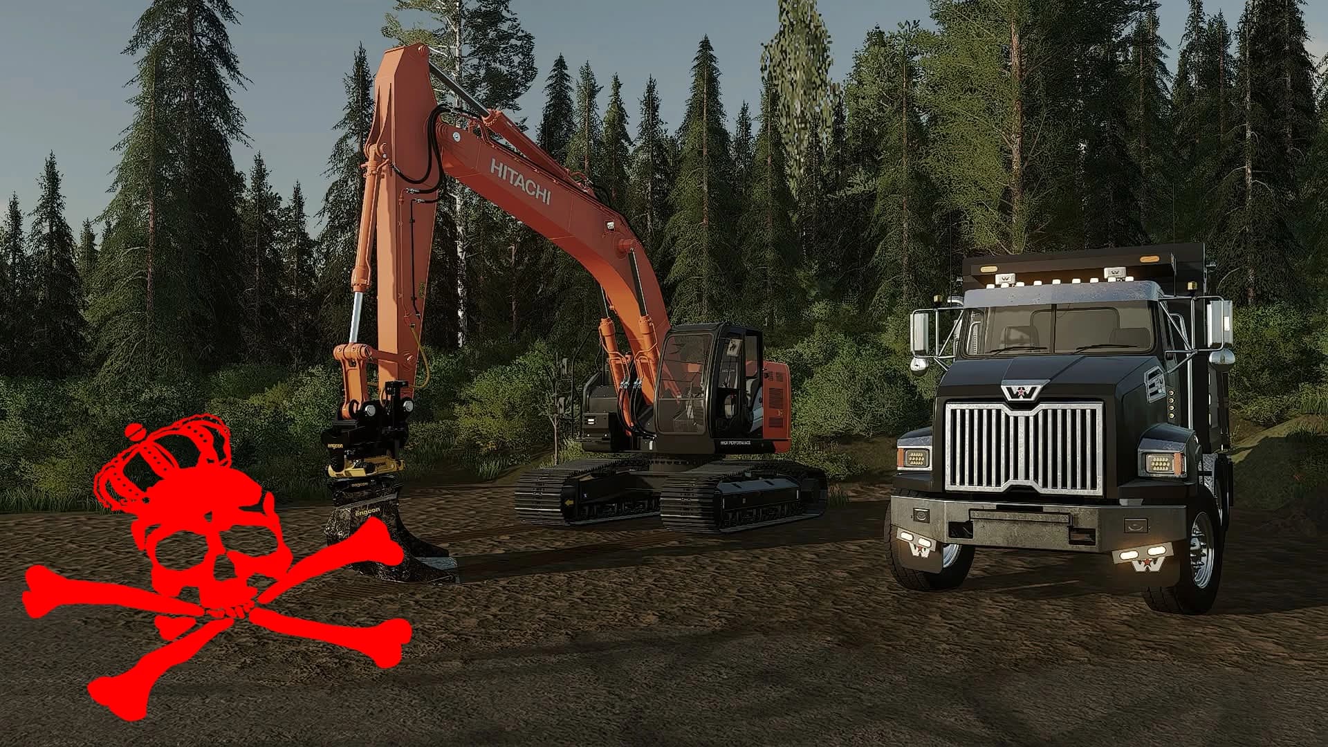 John Deere/Hitachi 245 Excavator